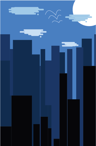 2D city view