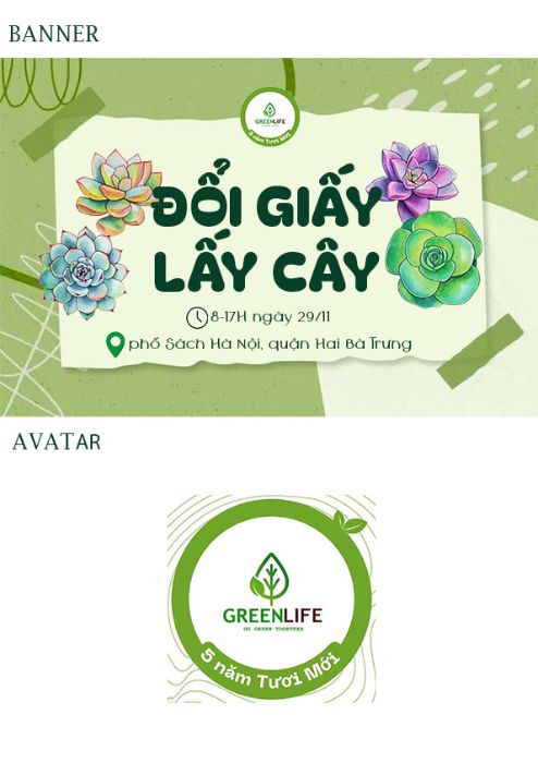 banner và avatar