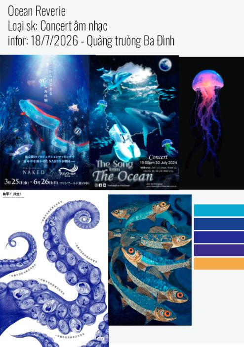 Moodboard concert âm nhạc