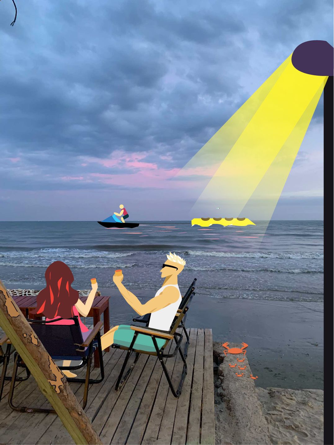Chill by the sea