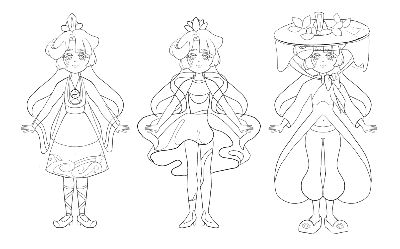 sketch nhân vật