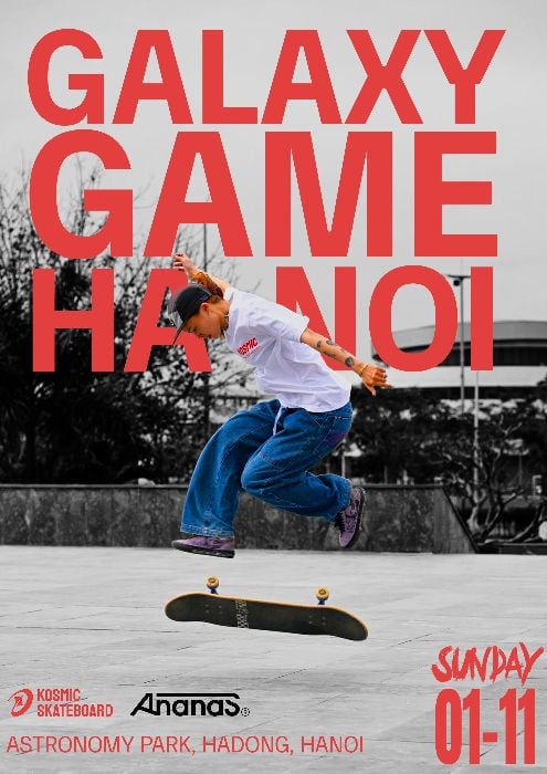BTVN B6 / poster cho event trượt ván thuộc bộ APTT cuối khoá