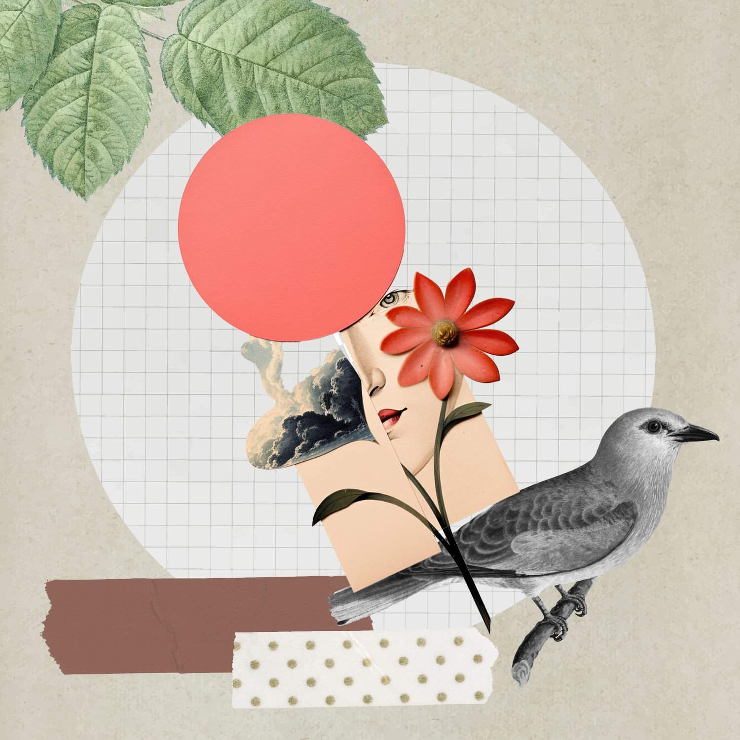 collage art cắt dán bài tập về nhà 2