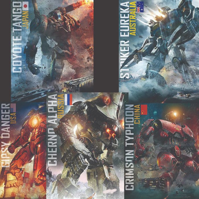 Các Jaeger trong Pacific Rim