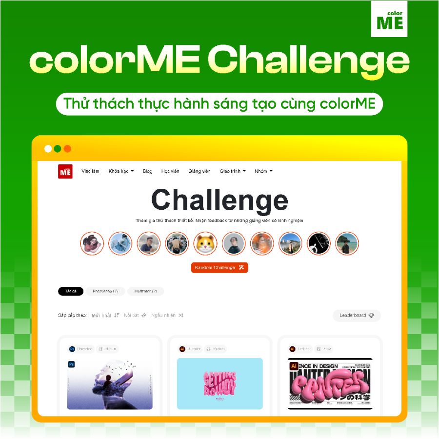 Thực hành sáng tạo cùng COLORME CHALLENGE