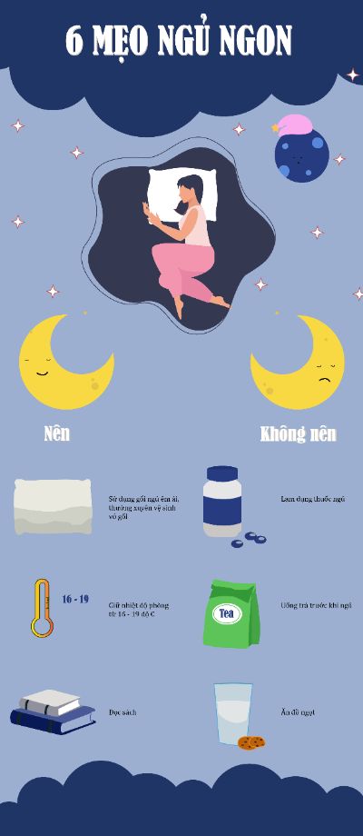 tips ngủ ngon