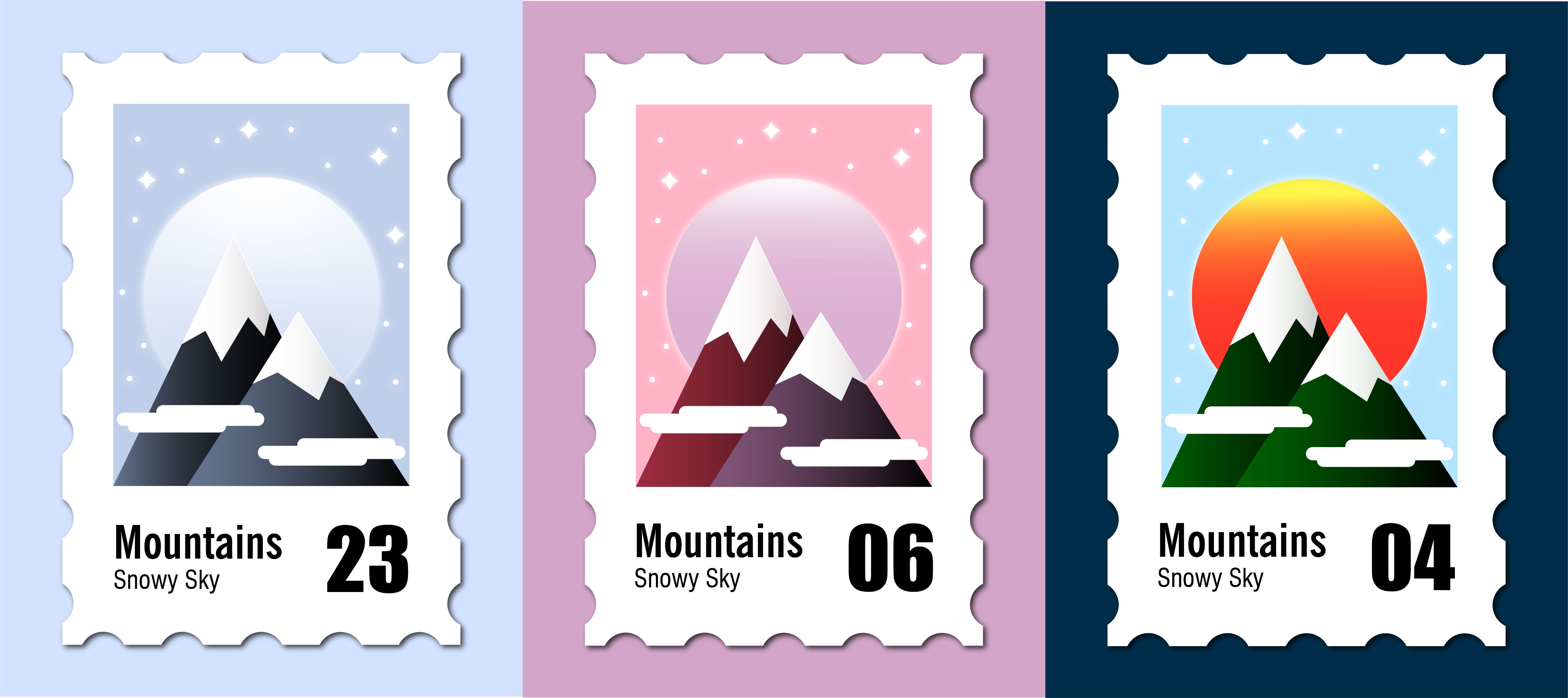 MOUNTAINS - Snowy Sky