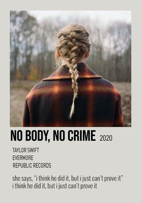 no body, no crime
