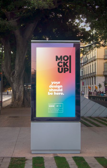 Mockup movie poster