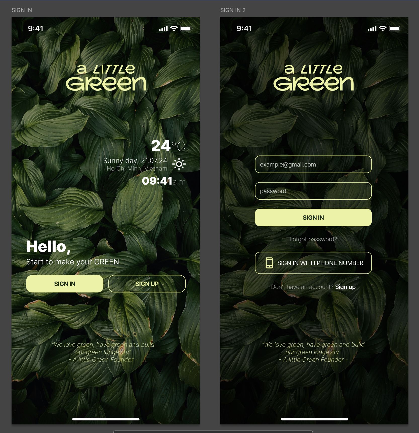 BTVNB3 - LOG IN SCREEN