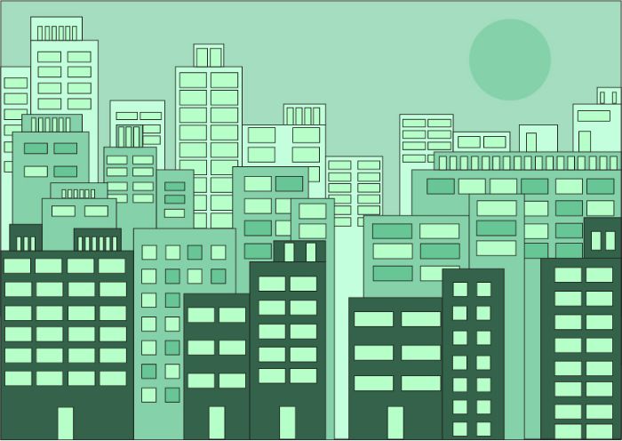 Flat Cityscape - Đức Mạnh.