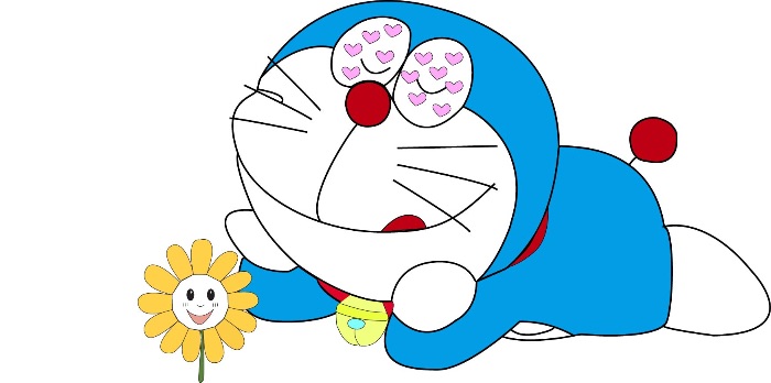 Doraemon tắm nắng