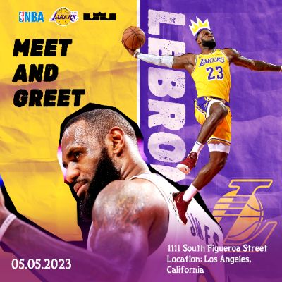 BTCK - MEET AND GREET NBA STAR LEBRON JAMES
