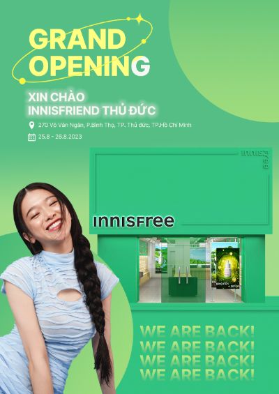 Poster Innisfree Grand Opening