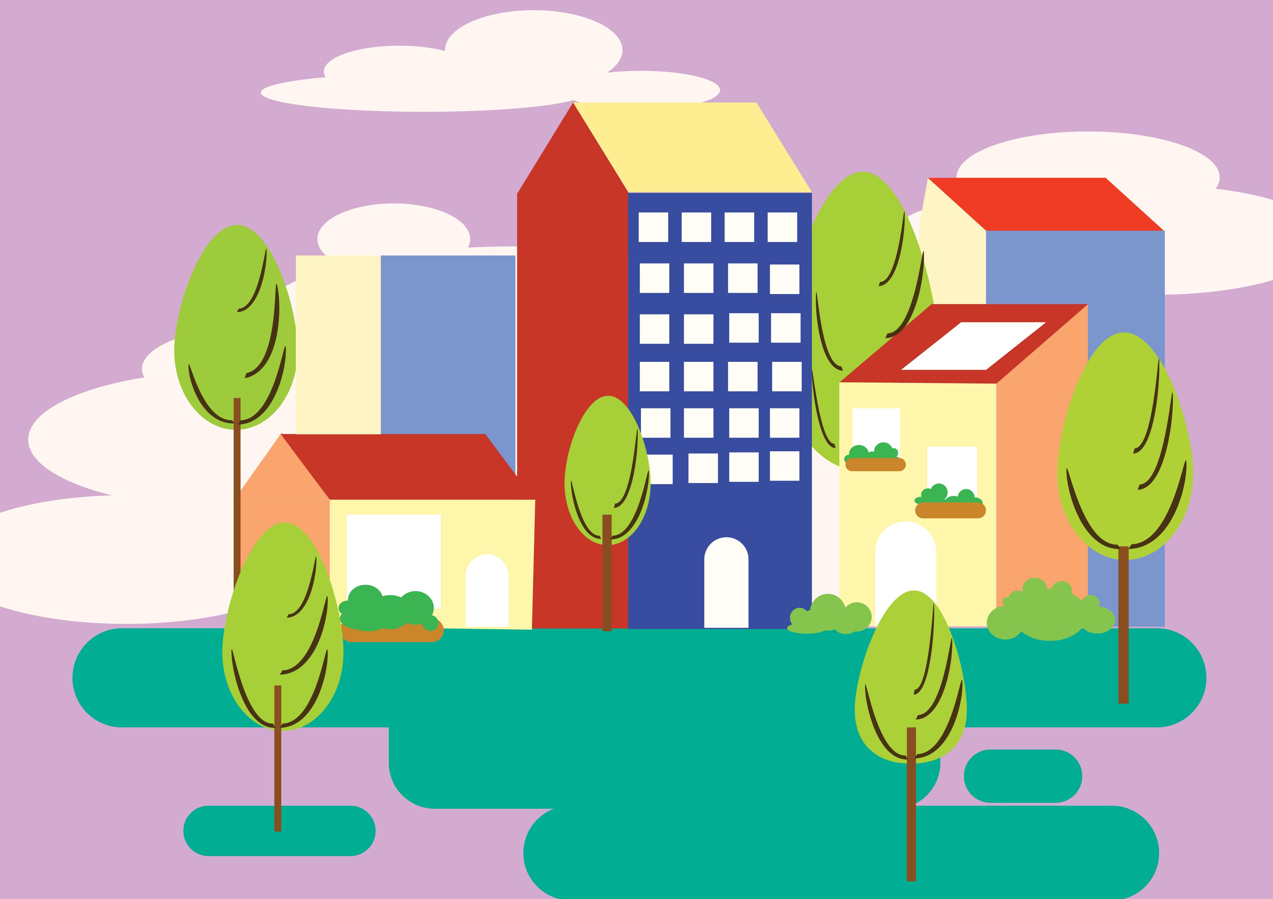 flat city