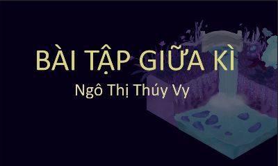 Ngô Thị Thúy Vy