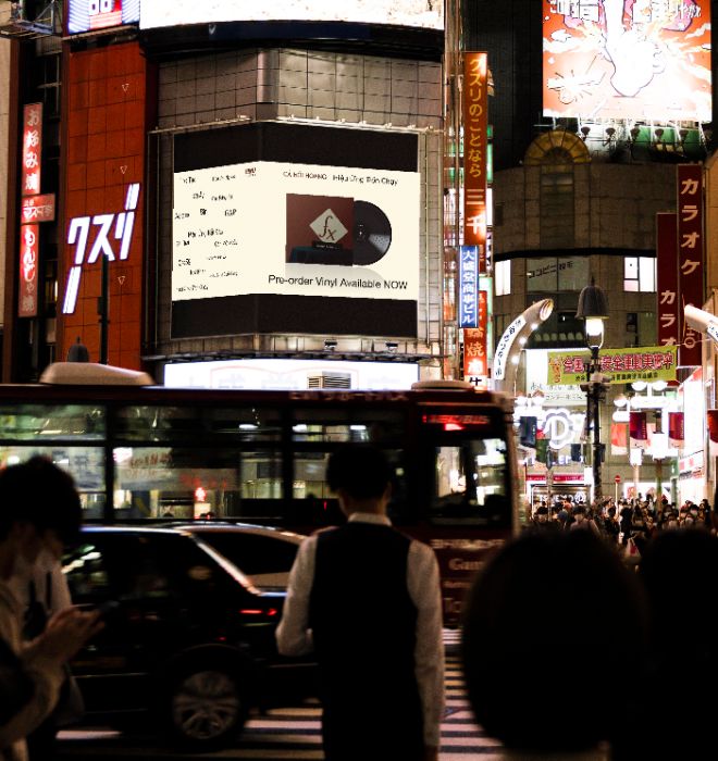 Mockup time square billboard