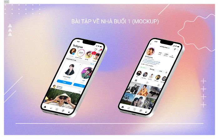 Redesign 2 màn hình Newsfeed & Profile của Instagram