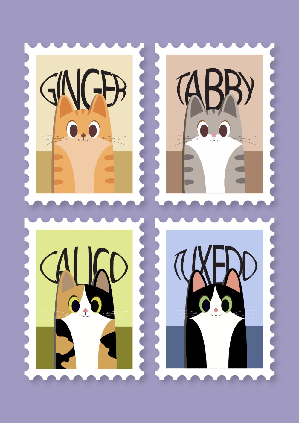 mêu mêu stamp