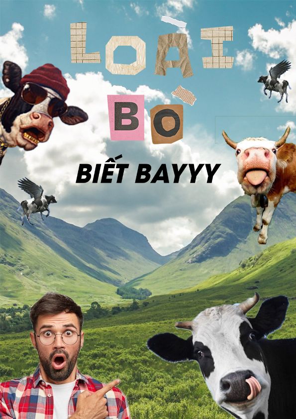 LOÀI BÒ THỰC SỰ BIẾT BAY
