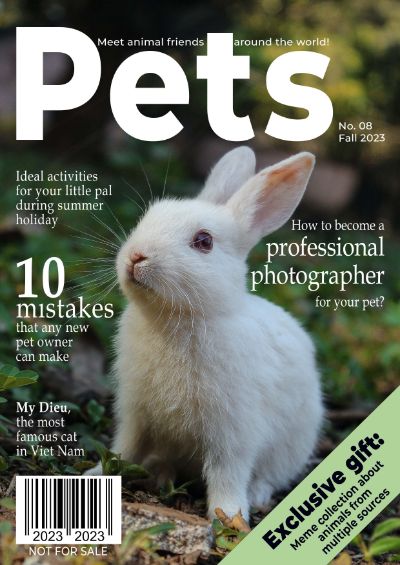 Magazine cover - Pets