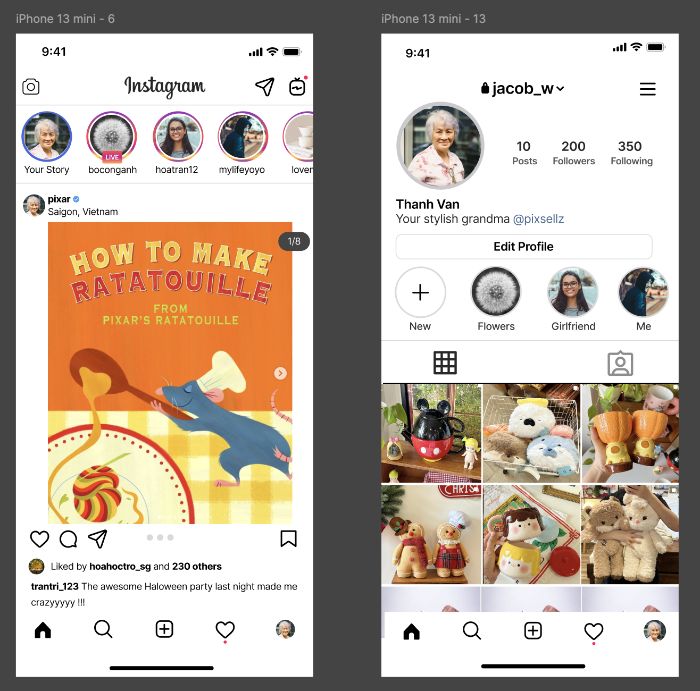 Bài Tập 1_Instagram feed