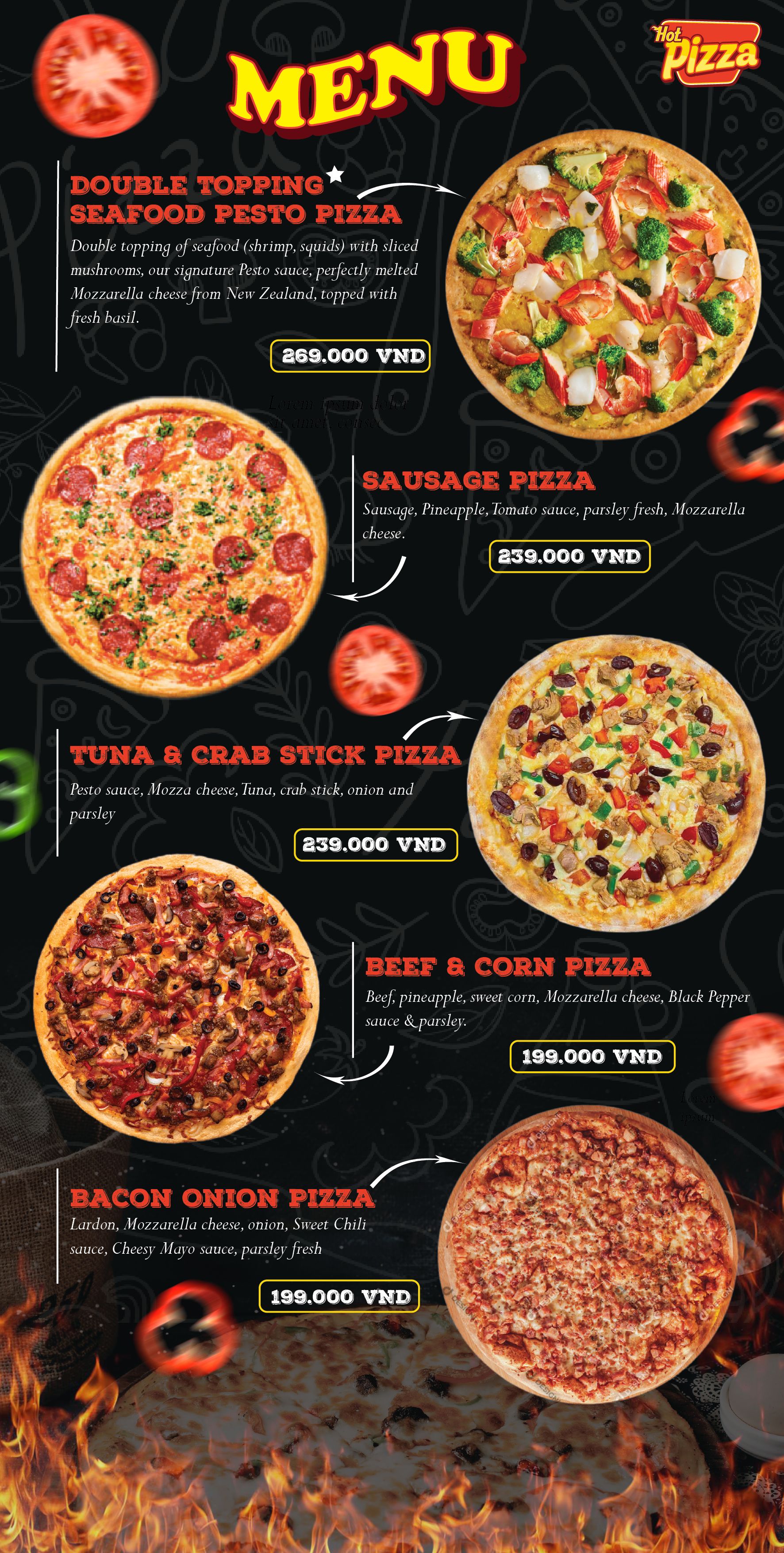 BTVN 6 - DESIGN MENU PIZZA - NGUYEN THANH TUNG