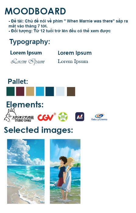 Moodboard và bài tập cuối khóa