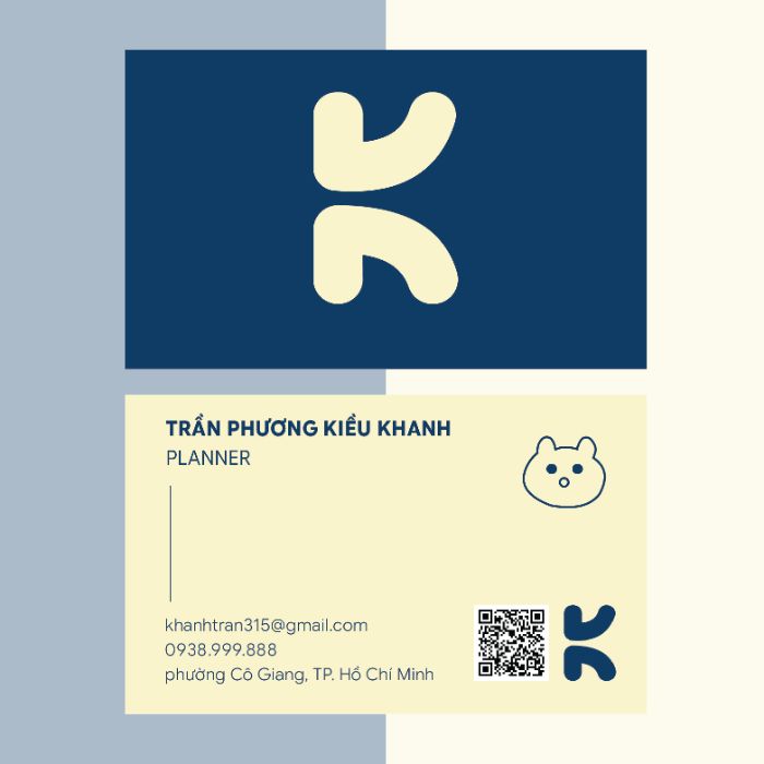 BÀI TẬP VỀ NHÀ BUỔI 1 - NAME CARD (ĐÃ SỬA)