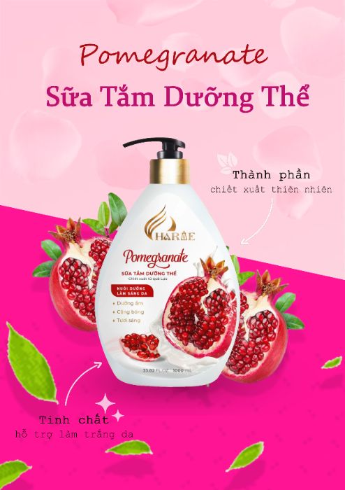 Sữa tắm dưỡng thể Pomegranate