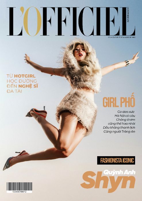 Bìa L'OFFICIEL x Quỳnh Anh Shyn