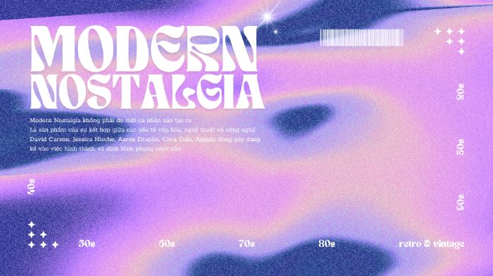 modern nostalgia