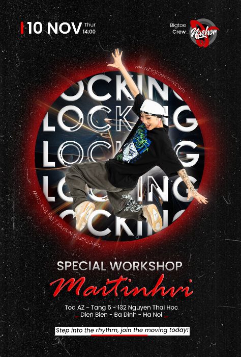 Speacial workshop with Maitinhvi - Locking Dance