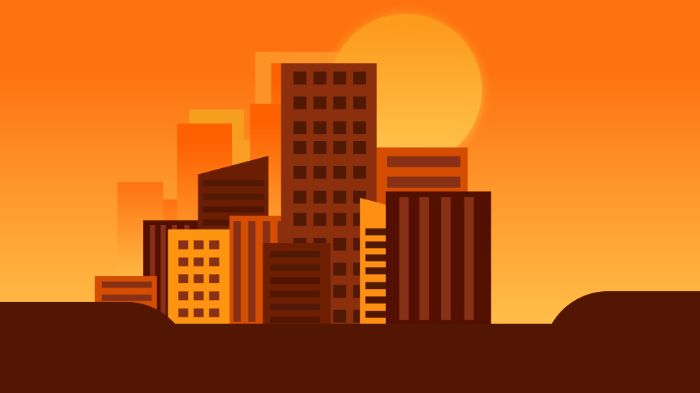 City flat Illustration - BTVNB1