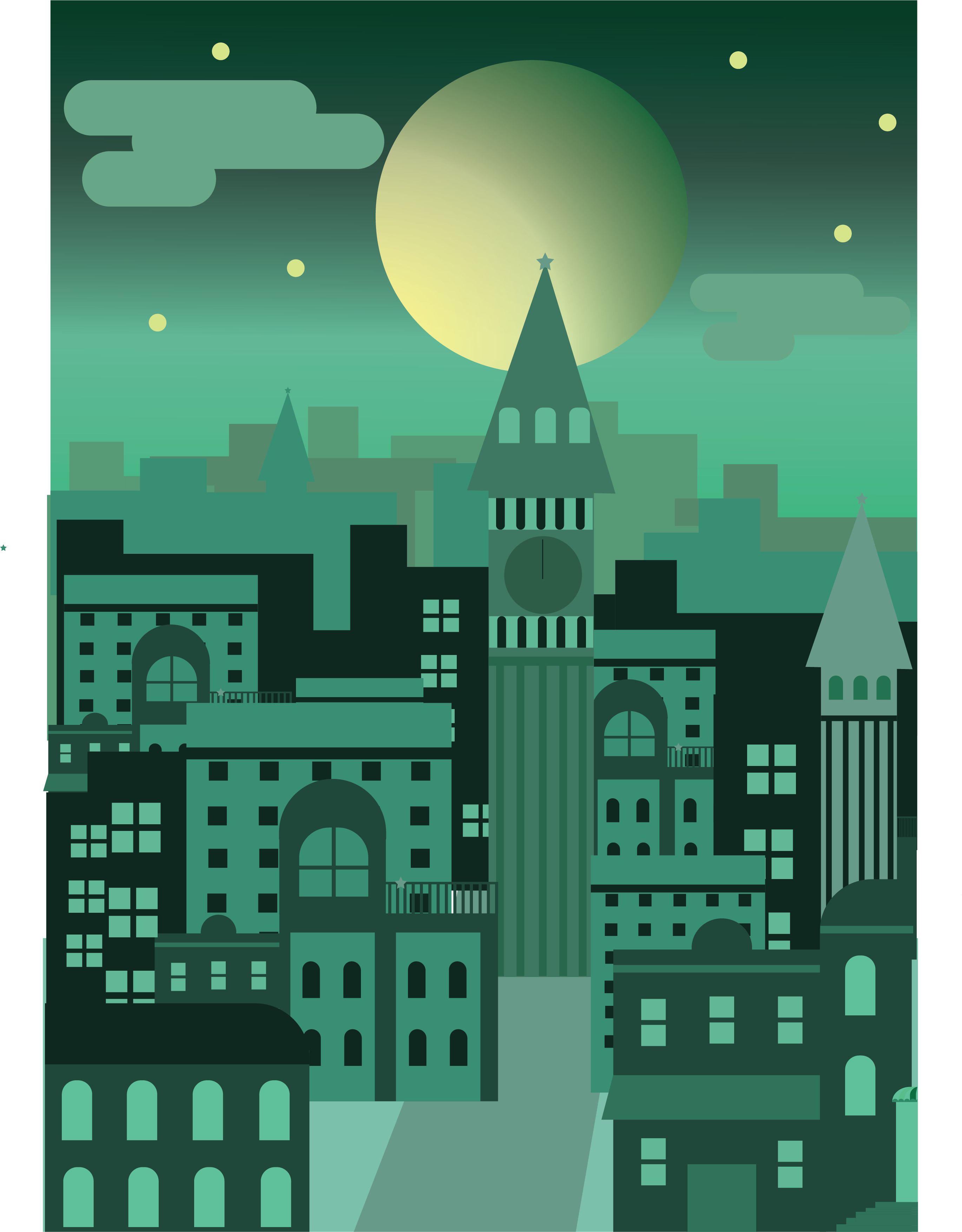 Flat city