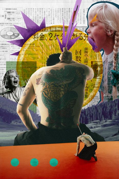 Bài tập ghép collage art