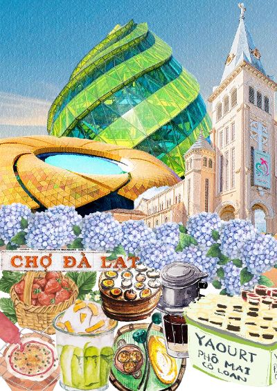 Collage art - favorite place