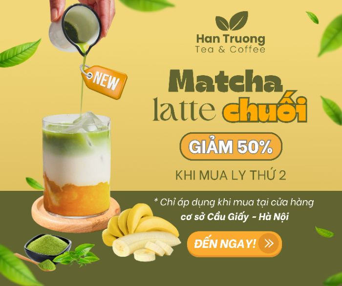 BTVN BUỔI 1 - Poster Matcha Latte Chuối