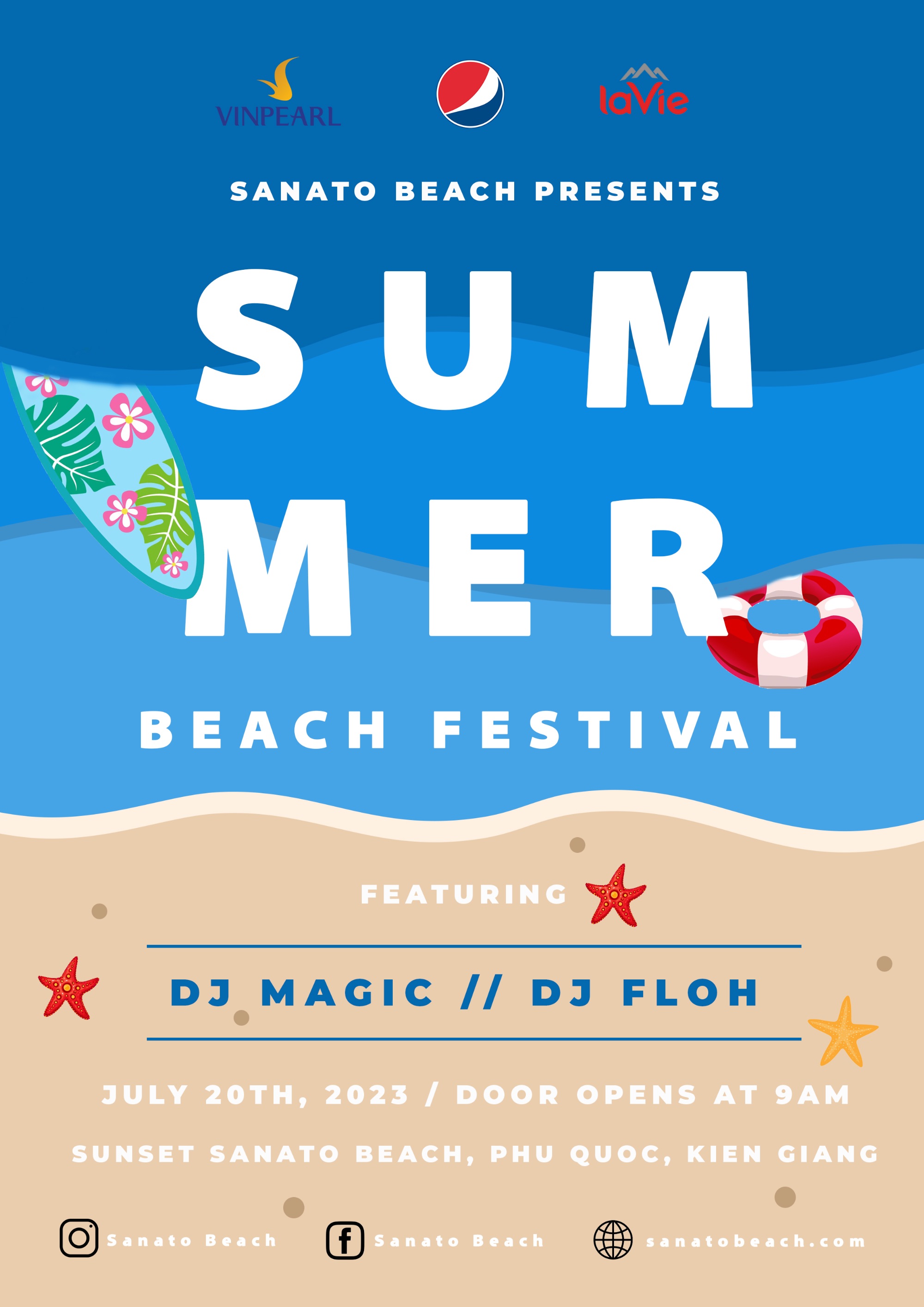 Summer Beach Festival Poster