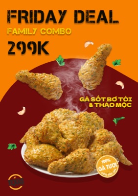 Texas chicken poster
