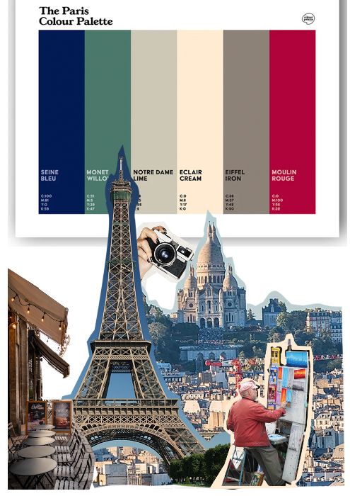 Paris Through a Glance: Colors of a City