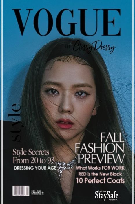 tap chi trang bia Jisoo