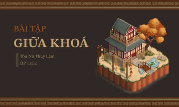 Bài tập giữa khoá