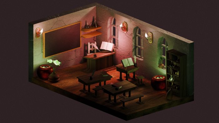 Hogwarts's classroom