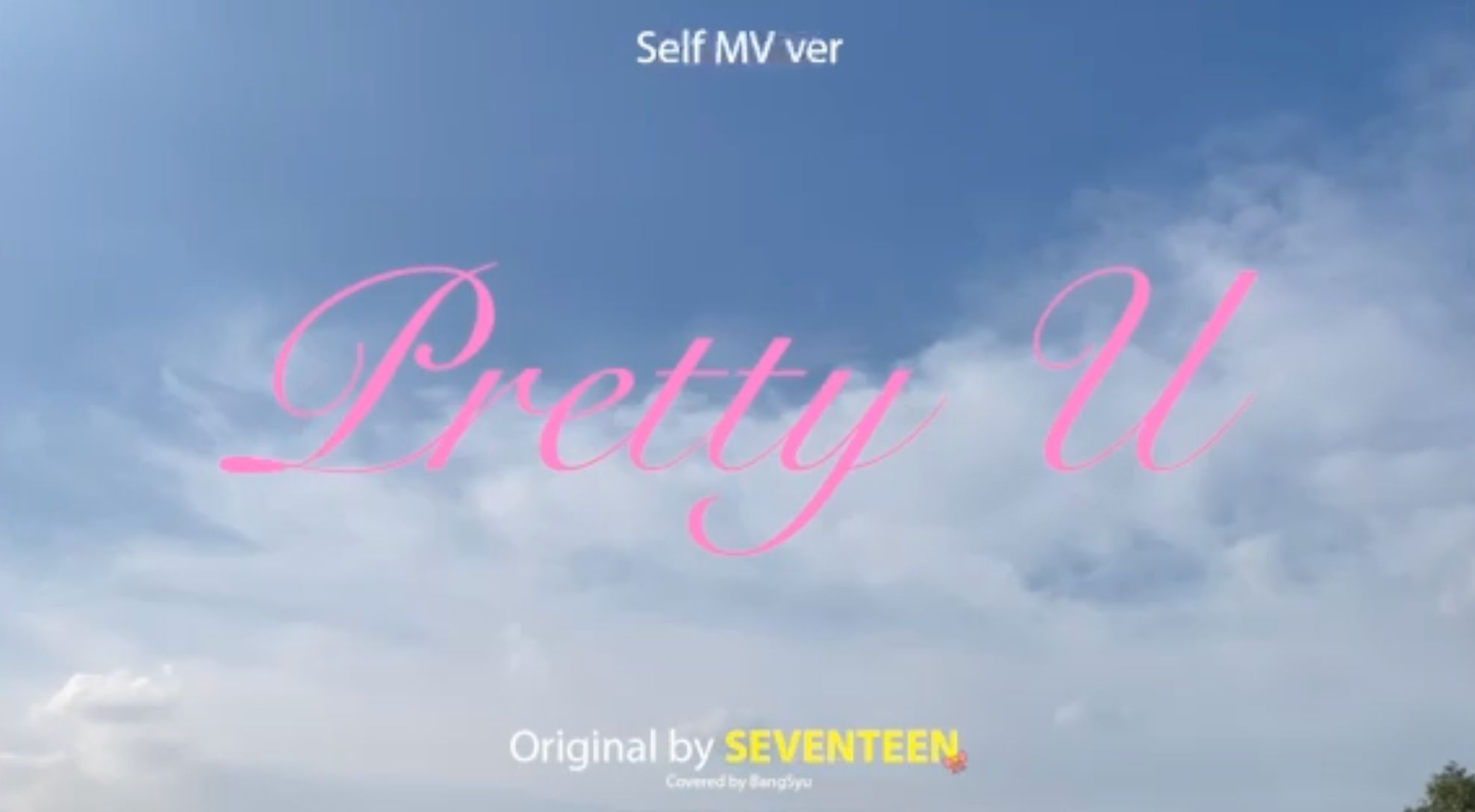 self MV "Pretty U" - SEVENTEEN [BTCK]