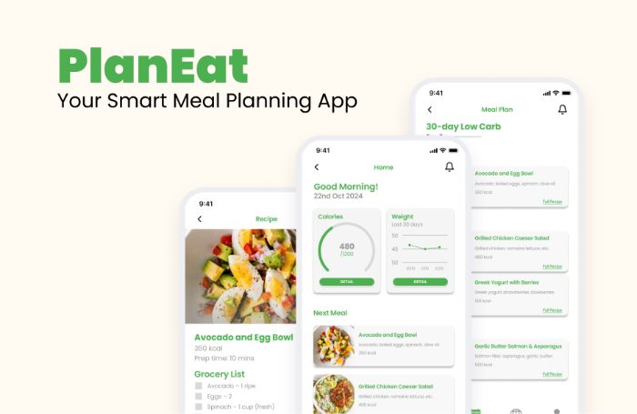 BTCK UI - Prototype app PlanEat