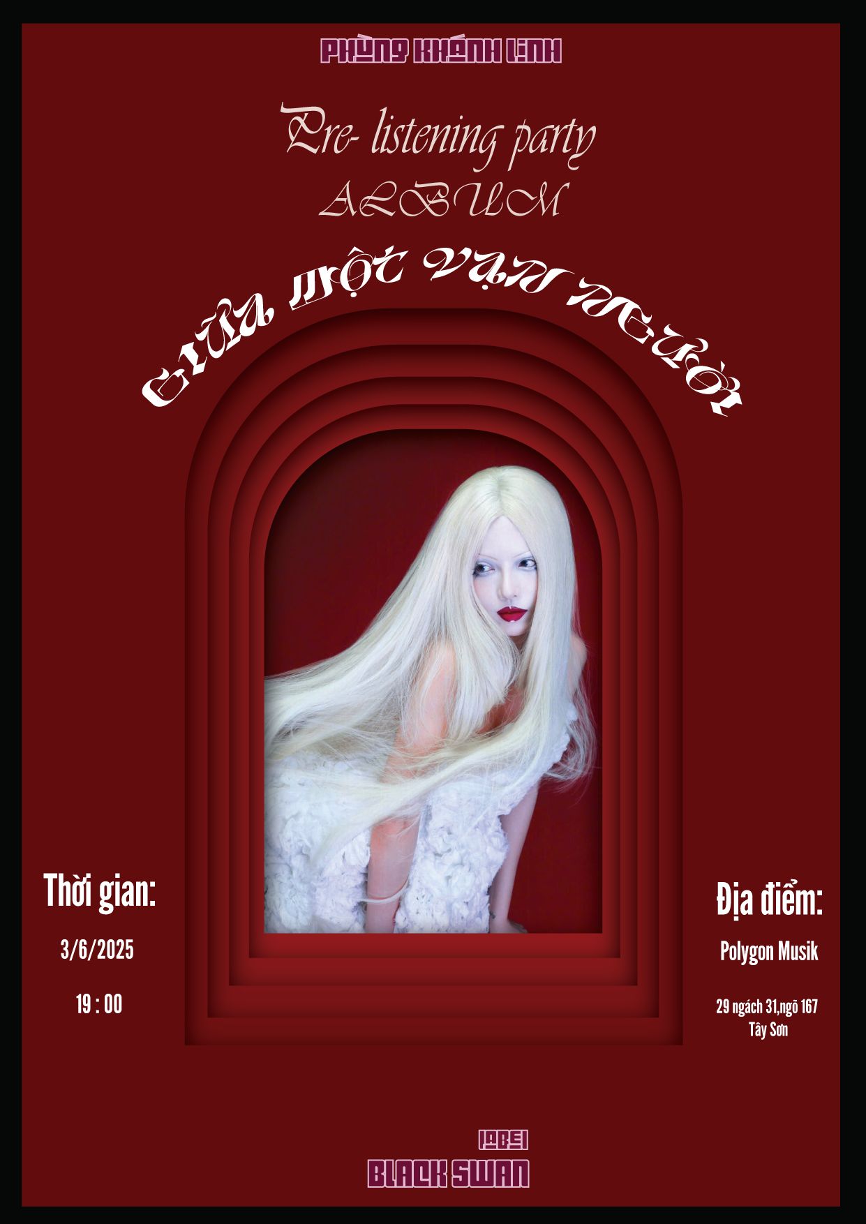 thư mời pre listening party album