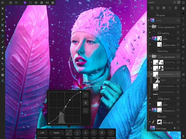 Phần mềm hữu ích trong Digital Painting - Affinity Photo