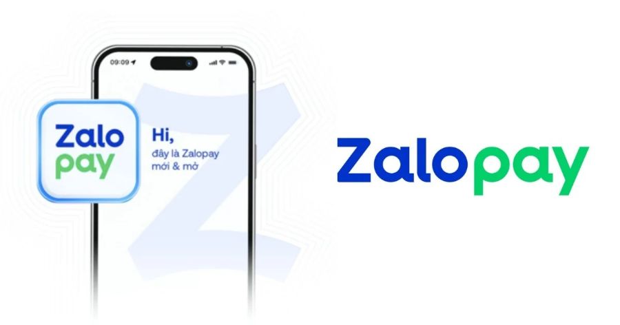 Giao diện logo nằm ngang của Zalopay