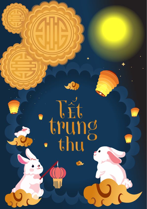 BTVN giữa kỳ poster trung thu